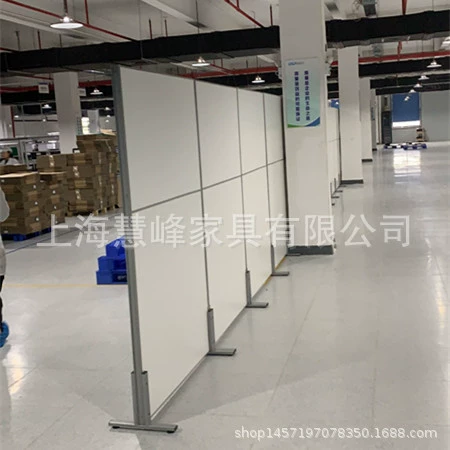 Офисная перегородка из алюминиевого сплава для цеха, простая перегородка для склада, мобильная раздвижная перегородка для фабрики