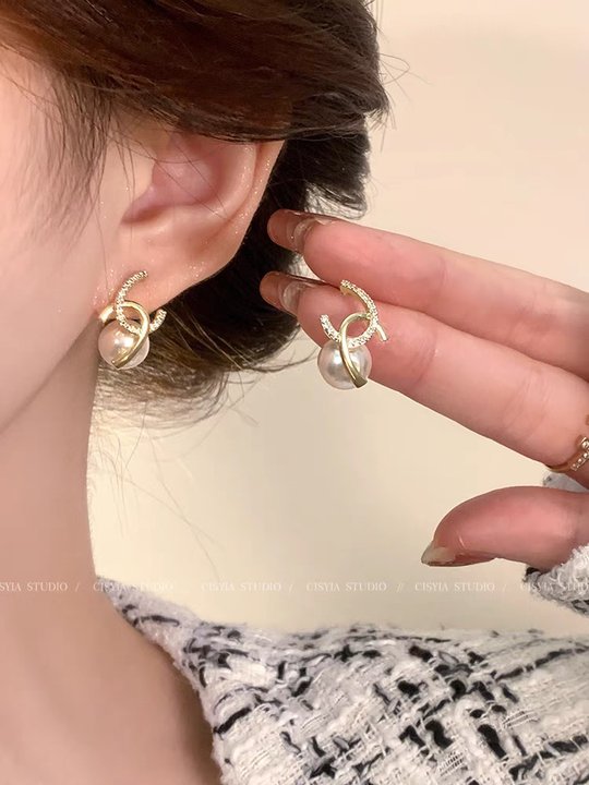 9#더블C 진주귀바늘 스타일