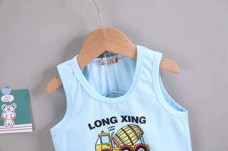 Casual Cartoon Cotton Boys Clothing Sets display picture 5