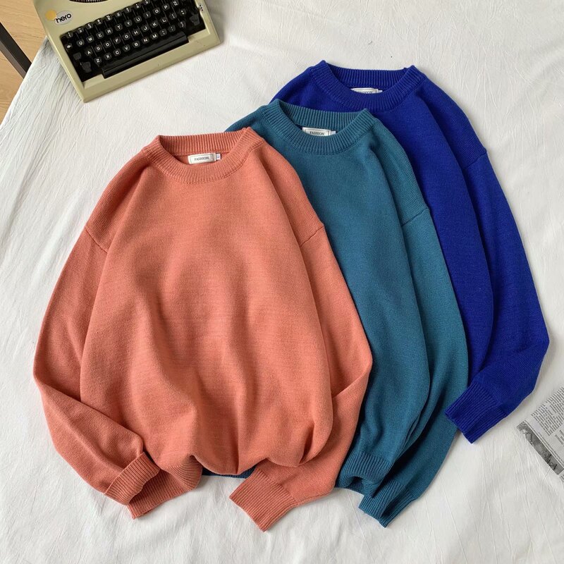 Casual Round Neck Top Men's Trendyy 2024 New Autumn and Winter Men's Pullover Round Neck Knitwear Trendyy Long-Sleeved Knitwear Casual Round Neck Top Men's Trendyy 2024 New Autumn and Winter Men's Pullover Round Neck Knitwear Trendyy Long-Sleeved Knitwear
