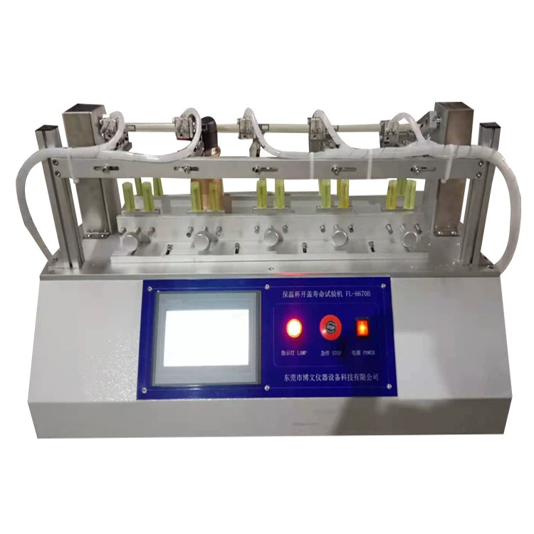 5-станционный вакуумный стаканчик с открытой крышкой, машина для испытания на жизнь, тестер на кручение крышки бутылки, испытательный стенд кнопки переключателя чашки