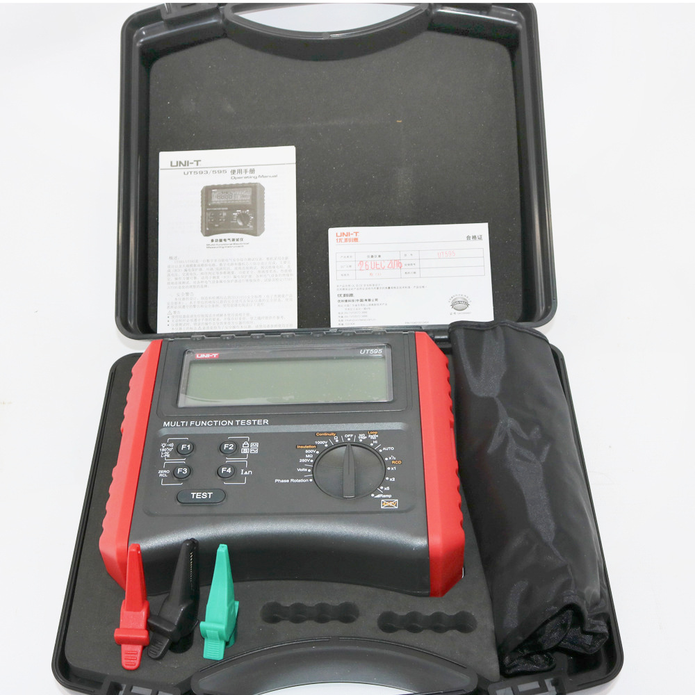UT595多功能安装测试仪电阻表0.00 ~ 199Ohm