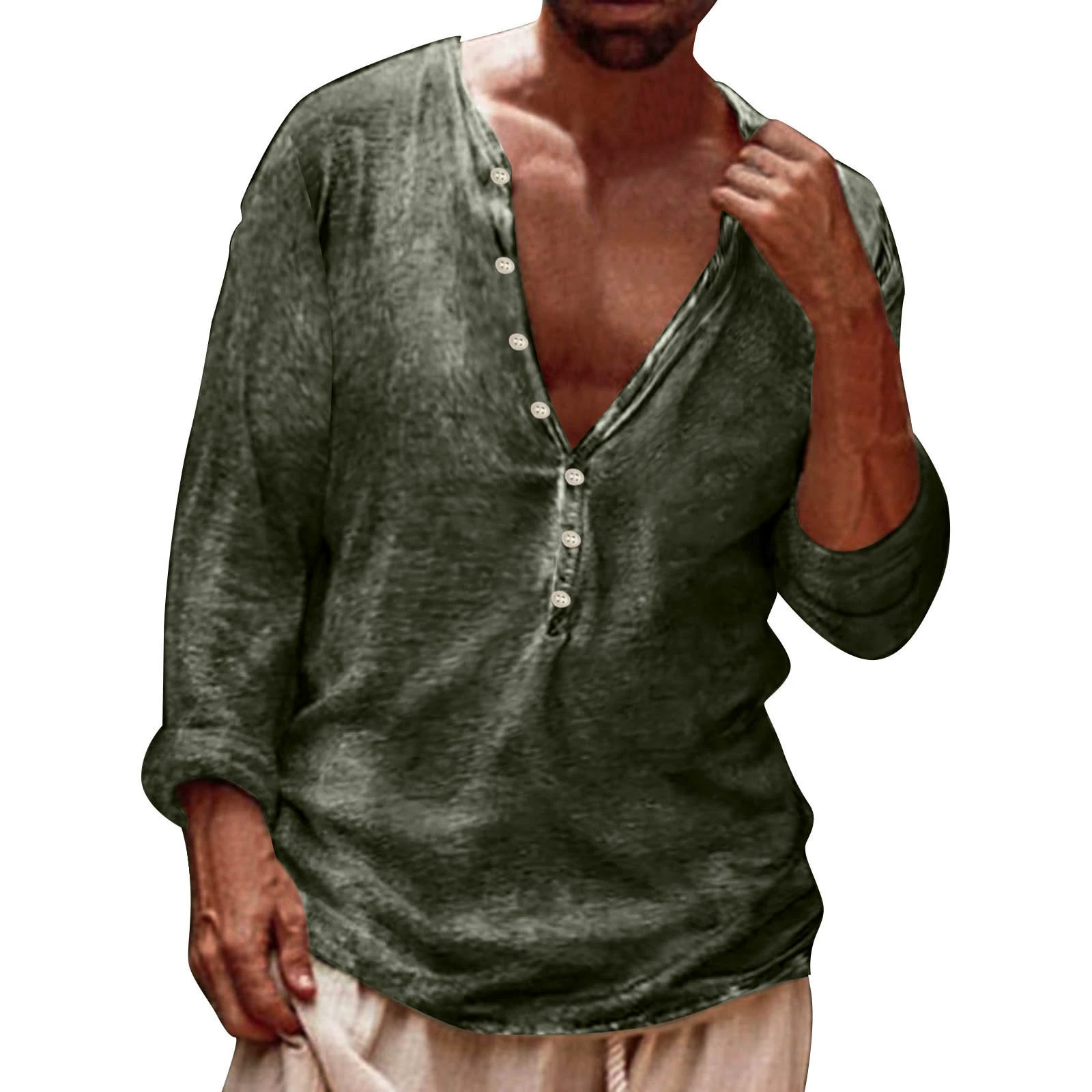 2023 трансграничный AliExpress Летний Тонкий мужской однотонный Повседневный пуловер с длинными рукавами и 3D-принтом, полукардиган, модная Мода