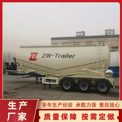 Export Bulk Cement Tank Manufacturing, Supply and Transportation of Fly Ash, Fertilizer, Lime Powder and Granular Transportation Semi-Trailer Cement Sand (Sement daşıyan yük maşınları)