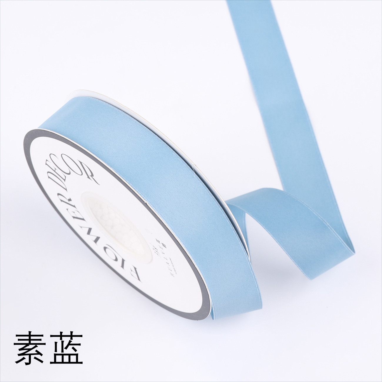 2,5 cm cinta de poliéster de doble cara al por mayor bolsa hecha a mano de bricolaje materiales de flores embalaje mate lavado bolsa de algodón cinta de la flor