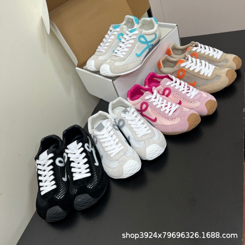 Top Panel Genuine Leather Color-Block Mesh Breathable Casual Sports Shoes for Women 25 New Designer Ugly Cute Forrest Gump Training Shoes Top Panel Genuine Leather Color-Block Mesh Breathable Casual Sports Shoes for Women 25 New Designer Ugly Cute Forrest Gump Training Shoes
