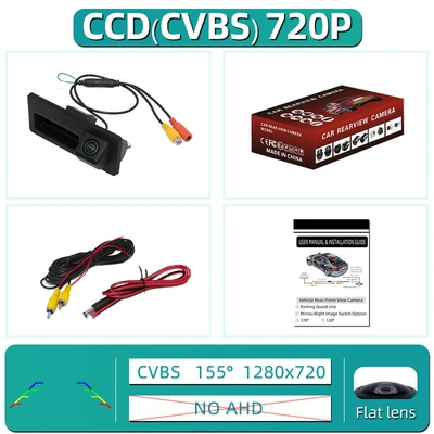 Tiguan Touareg Passat — Vehicle camera - volkswagen-audi-a4la6q3q5a3q7-fisheye-wide-angle-ccd-cvbs
