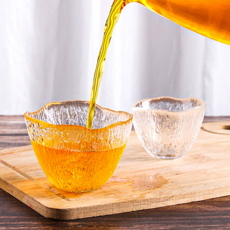 Japanese glass transparent tea cup for home use, increased thickness