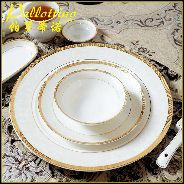 Кухонная утварь, тарелки для кейтеринга, керамическая посуда и миски, роскошные гостиничные принадлежности, фарфоровая посуда, сервировка стола