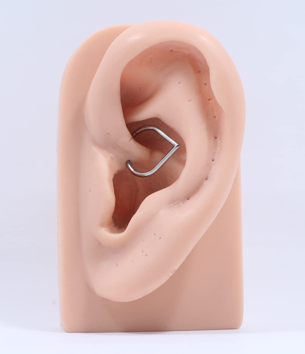 G23 Titanium Alloy Water Drop Nose Ring Closed Ring Open Ring Earring Nose Nail Ear Buckle Puncture Jewelry Vacuum Plating detail image 18