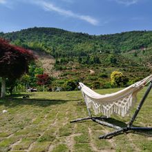 亚马逊热销 ins流苏吊床双人帆布 摄影民宿户外室内 跨境电商