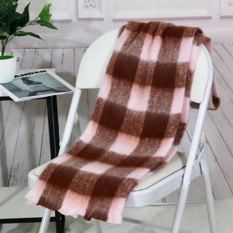 Рассыпчатая борода, красно-коричневая клетка, полный комплект стандартной высоты.