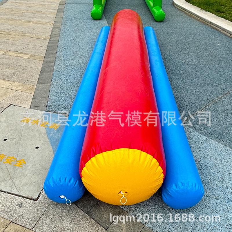 Juegos divertidos, oruga inflable, tortuga y liebre, carreras de carreras, construcción de equipos escolares, juegos de expansión, accesorios de bolas de parachoques