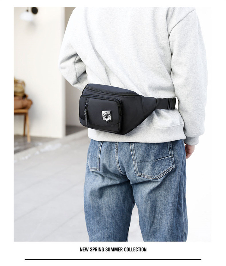 Korean-style chest bags, men's crossbody bags, sport single-shoulder bags, waterproof men's small backpacks, casual men's bags, summer waist bags trend undefined