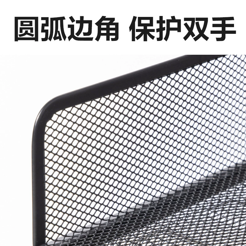 Desktop file rack metal data rack file storage rack file rack multi-layer storage desk storage rack