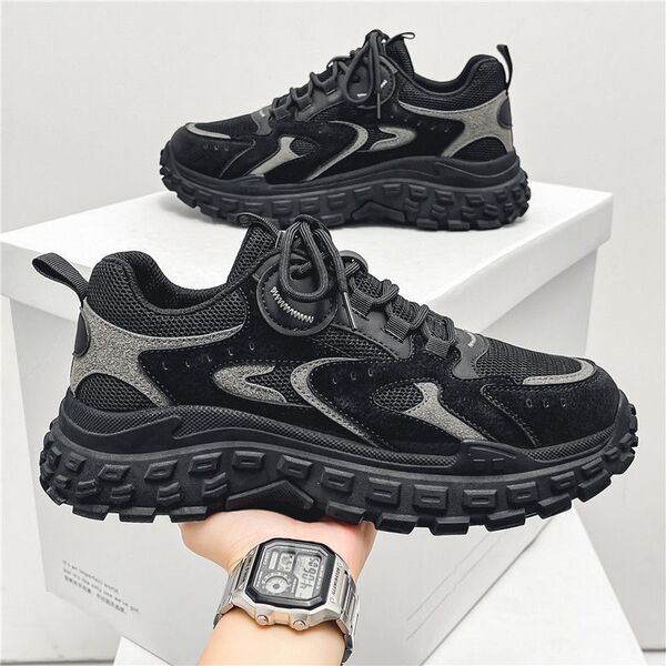 Breathable trend non-slip sneakers platform for leisure
