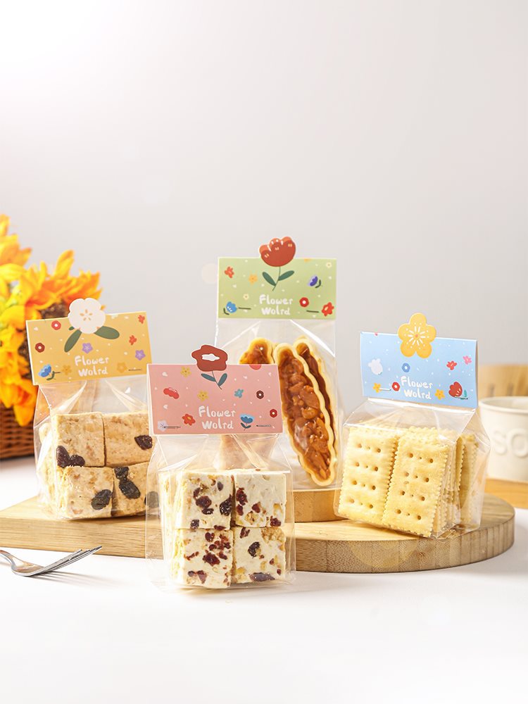 糯米包装袋袋卡通零食卡头船幼儿园曲奇饼干可爱雪花酥包装袋糖果