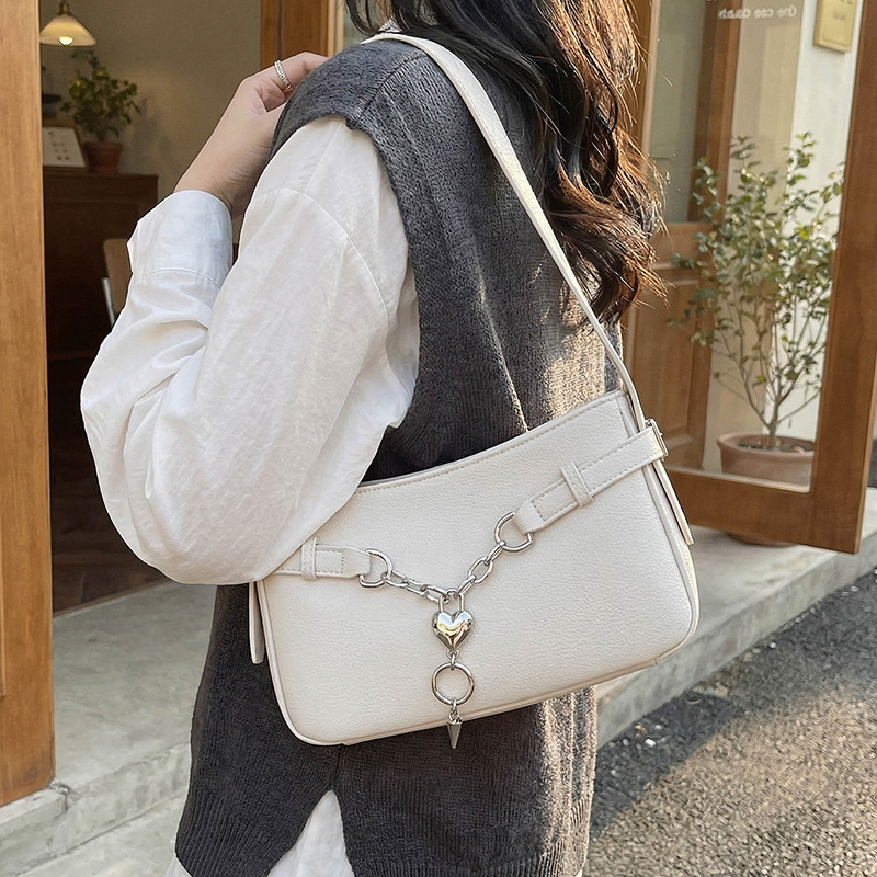 Bolsa de hombro de mujer de alta calidad, cinturón de correa de cadena de amor, bolsa de moda, bolsa de viaje de mujer universal.