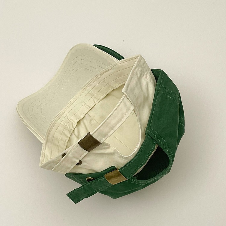 ins sombrero para niños bordado coreano sombrero de béisbol primavera y otoño 2 años de niño sombrero de lengua de pato niñas estilo extranjero moda versátil