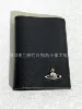 Black cross pattern large card holder
