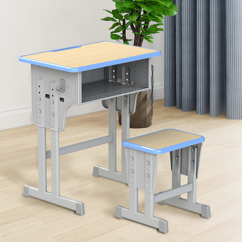 Mesa y silla directas de fábrica mesa de entrenamiento de estudiantes de escuela primaria mesa de escritura y silla de escritorio de la escuela clase de reparación image 29