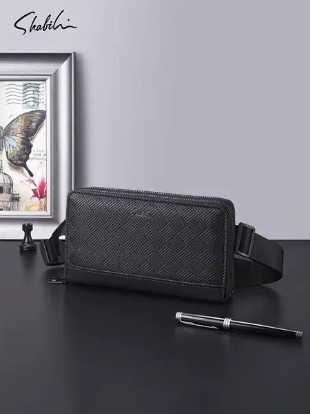 Cross-Border New Fashion Men's and Women's Shoulder Bags, Casual Crossbody Bags, Multi-Functional Waist Bags, Mobile Phone Bags, Factory Wholesale