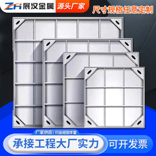 304不锈钢隐形井盖 方形装饰井盖雨水电力电缆铺装工程井盖