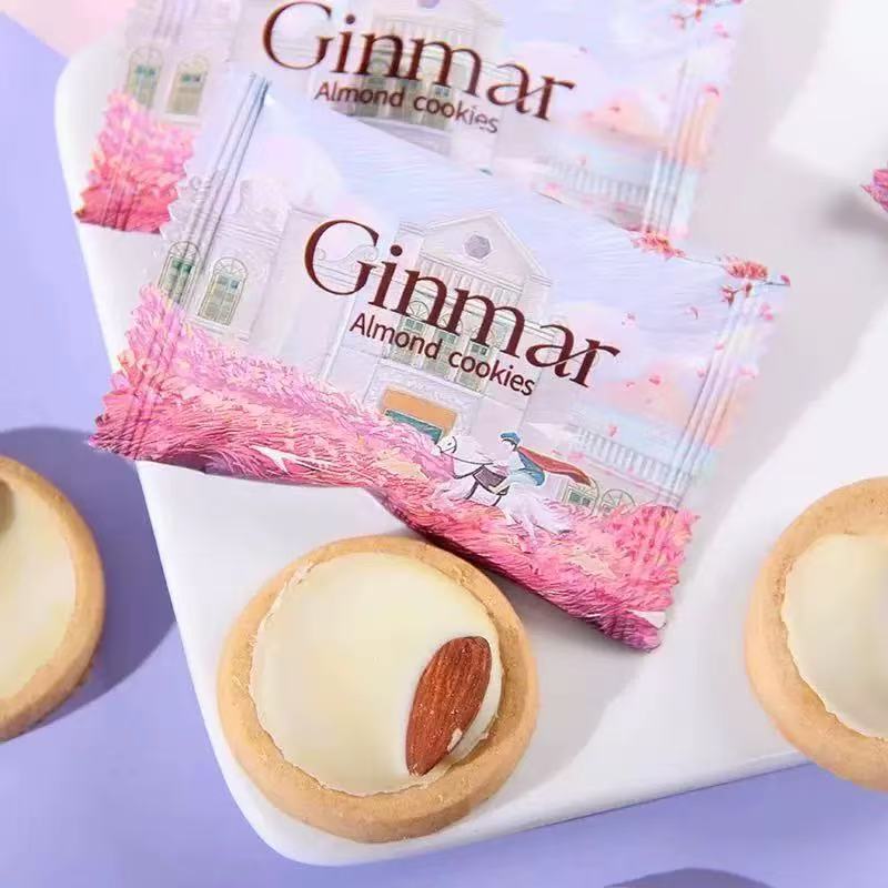 British Ginmar Almond Cookies Bulk 500g Wedding Cake Snacks Wedding Candy