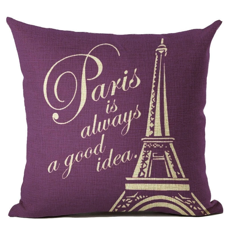 Pillowcase, sofa, chair, back pillow for bed, print