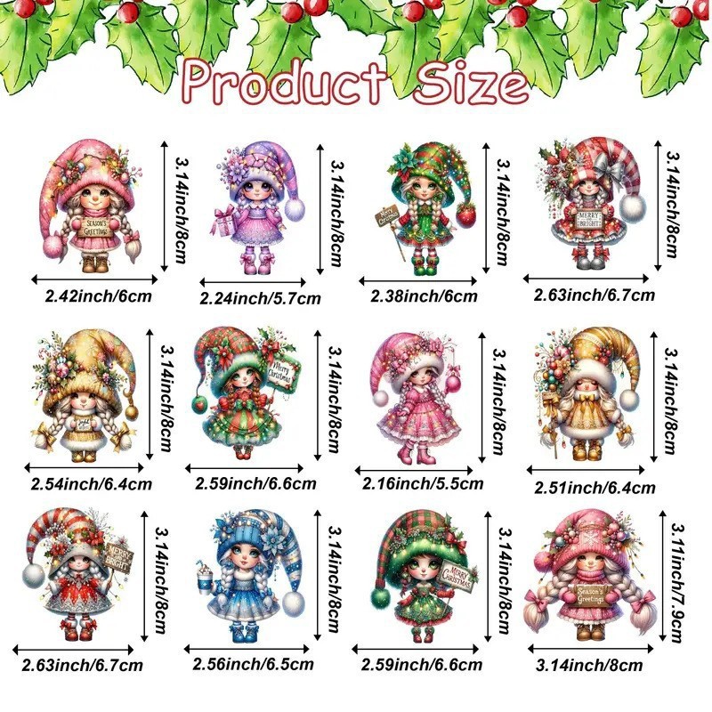 新年と春祭りの新しいかわいい踊る女の子をテーマにした中庭パーティー木製ペンダント 16 個|undefined
