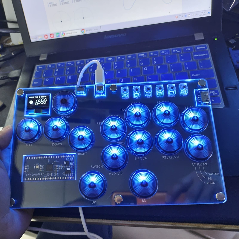 Ключи SKY204014A для настройки SOCD задний закрытый игровой бойовый клавиатур Hitbox аркада 6 аркада PS5