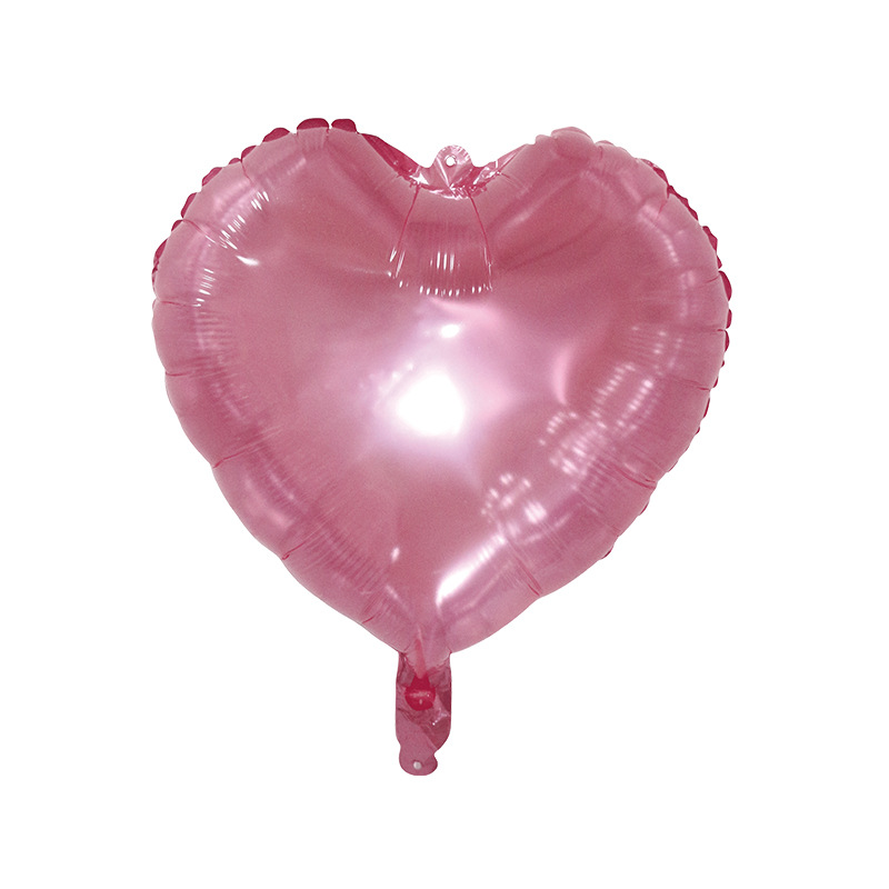 18 pulgadas amor globo de aluminio boda Día de San Valentín Día de Año Nuevo decoración suministros sala de bodas en forma de corazón globo de papel de aluminio