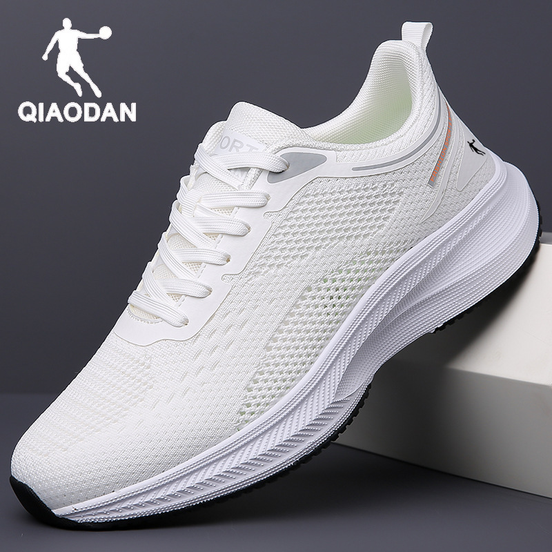 Jordan Men's Shoes Sports Shoes 2025 Autumn New Flying Weaving Couple Shock Absorbing Running Shoes Mesh Breathable Soft Sole Running Shoes