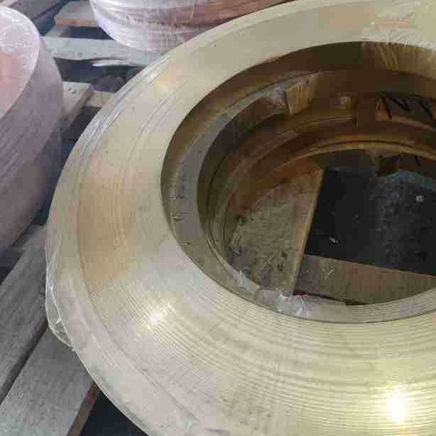 博美C2680黄铜带 H65深冲拉伸用黄铜带宽幅0.1*420mm黄铜箔黄铜皮