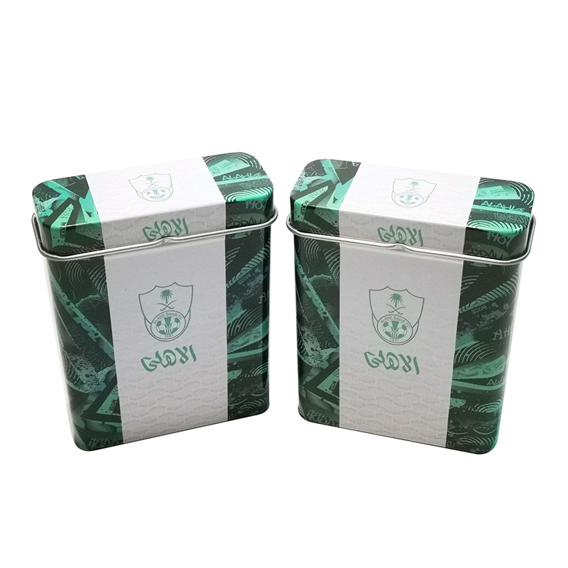 定制扑克牌翻盖铁盒卡片卡牌包装盒香烟创口贴烟草金属盒子绿色