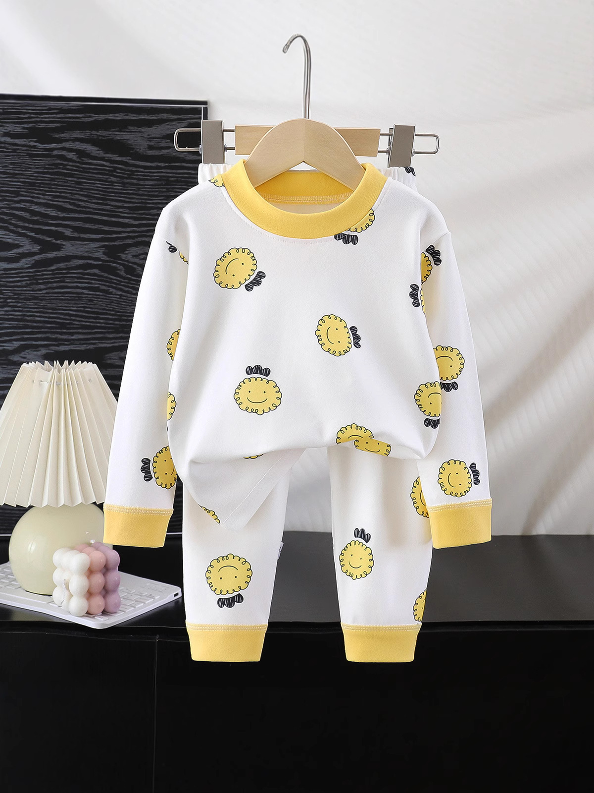 Children's velvet thermal underwear
