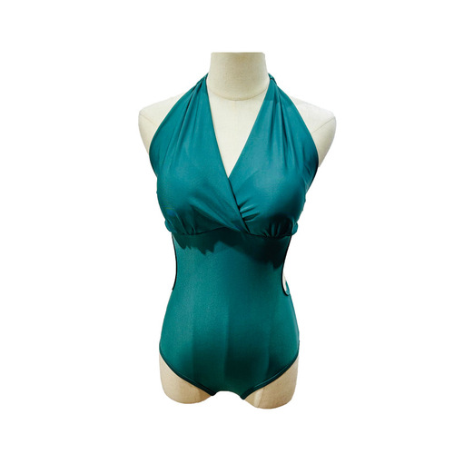New women’s fairy-style one-piece bikini—slimming, tummy-control, perfect for petite chests—sexy Korean hot spring-inspired swimsuit for women, internet-famous.