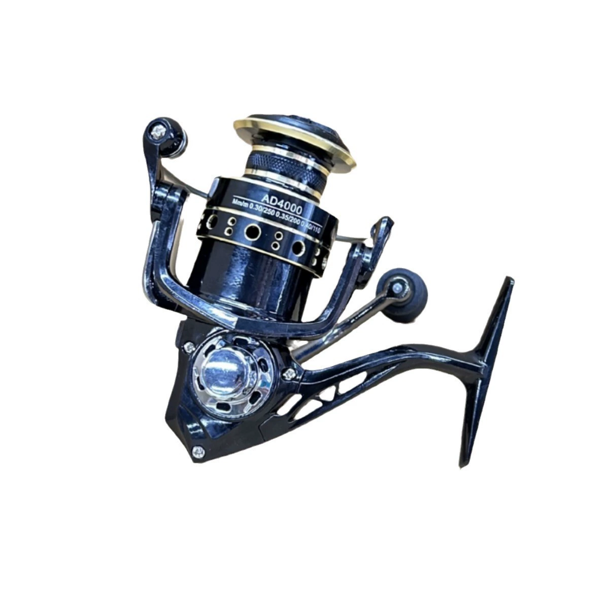 AD металлическое fishing wheel folding handle Fish line wheel spinning wheel rod wheel throwing wheels and sea fishing rods for fish
