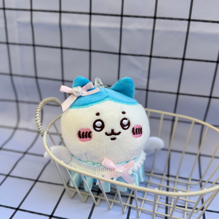 천사 날개 하트 드레스 봉제인형 키링 가방 장식