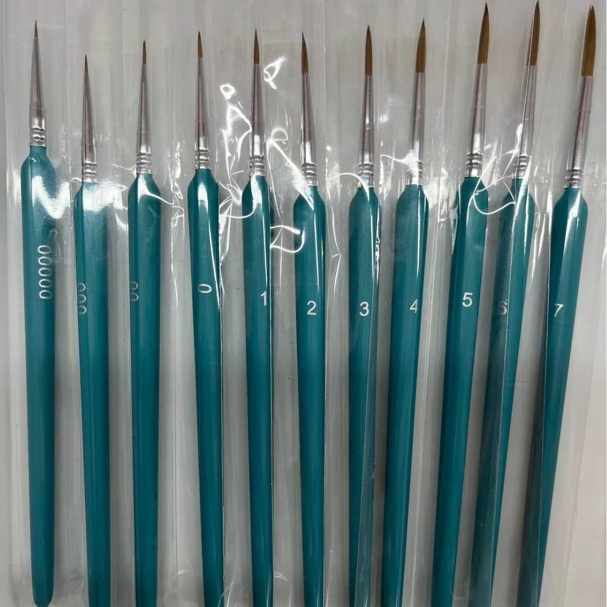 Cross-Border Lobo pelo nail art Gancho pluma pintura dibujo borde gancho aceite pincel acuarela pluma digital suministro directo de fábrica al por mayor