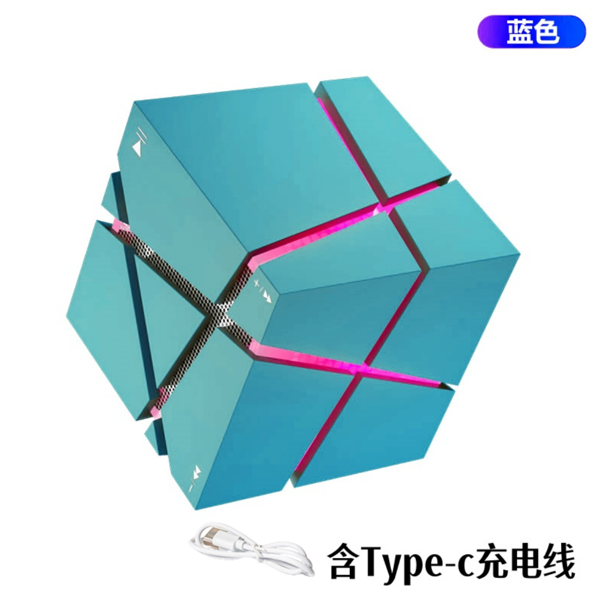 파란색