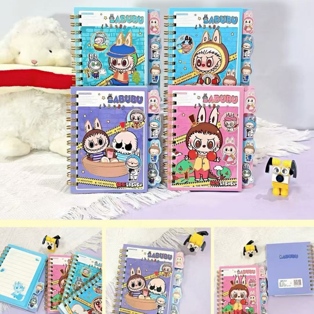 Cuaderno Espiral con Diseño de Mascota Adorable, Cuaderno Escolar Kuromi de Alta Calidad, Planificador Espiral con Hojas Intercaladas, Diario, Agenda. image 39