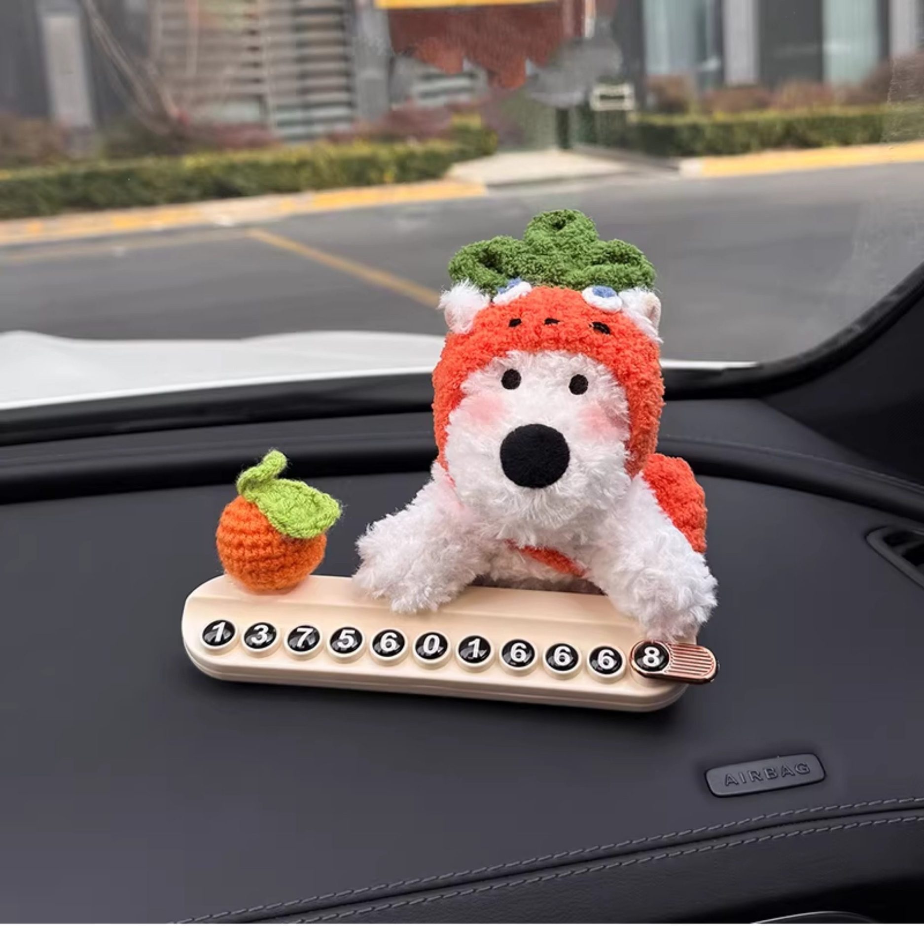2025 New Model Temporary Parking Number Plate for Car, Mobile Phone Number Display, Digital Car Phone Number Plate, Can Hide Female Phone Number