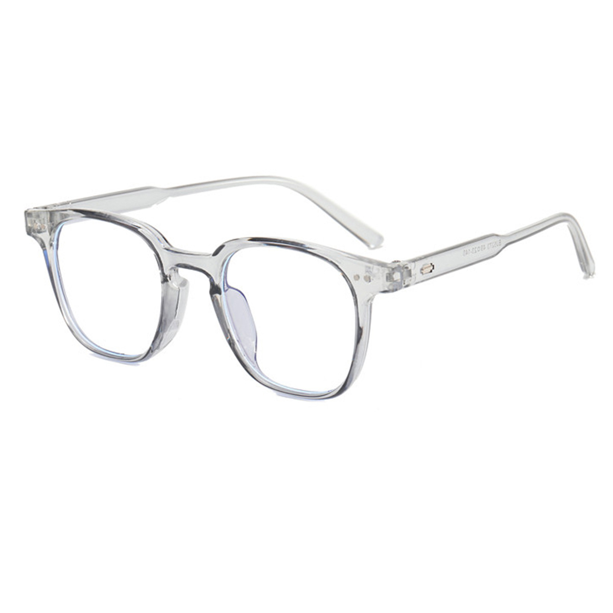 2021 nueva moda estilo coreano beige uñas gafas lisas poco Libro Rojo neto rojo ins misma moda gafas de luz anti-azul