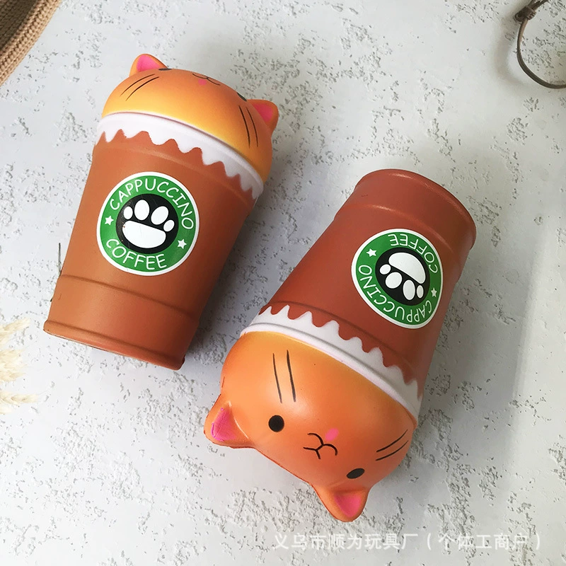 Полиуретановый слайм, игрушка, squish, (跨-border торговля), кот, антистресс