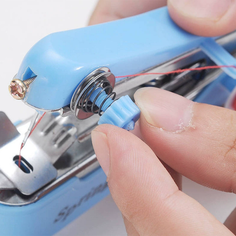 [Enhanced version] Portable small mini manual sewing machine Household handmade cuff Hand -holding micro -cutting machine