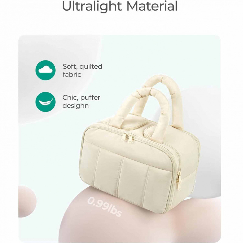 Nueva moda damas bolsas de baño de viaje esponjosas bolsas de maquillaje ligeras bolsa de almacenamiento bolsa de baño de viaje