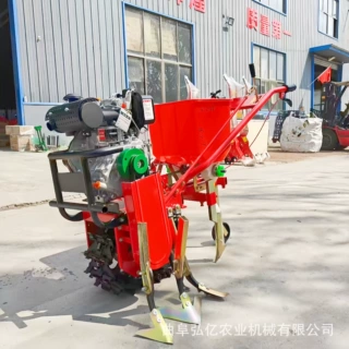 独轮履带施肥机加厚铸铁链轨微耕机偏坡丘陵地翻地松土除草平地机