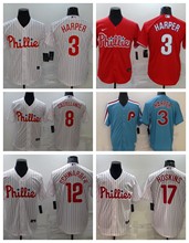 mlb球衣Phillies jersey harper 费城人baseball 决赛棒球服美式