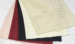 Ready Supply of Bright Silk Sequins Small Fragrant Style Woolen Fabric Shaoxing Supply